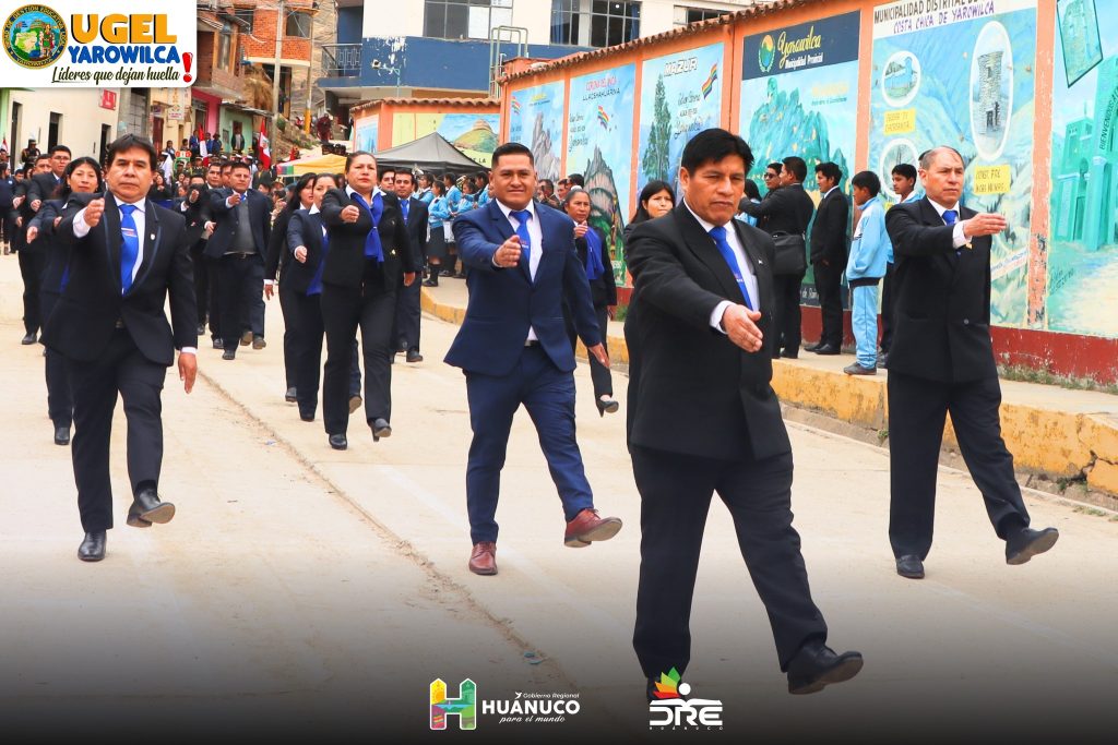 XII ANIVERSARIO DE LA UGEL YAROWILCA